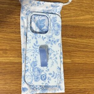 LOOPY Floral Blue and White Phone Case